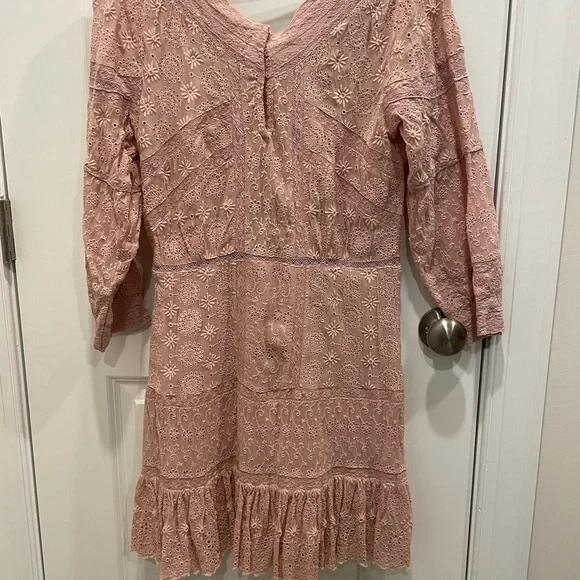 Like new Loveshackfancy pink cheri dress in Sz 10 - Picture 6 of 9
